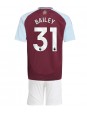 Aston Villa Leon Bailey #31 Domácí dres pro děti 2024-25 Krátký Rukáv (+ trenýrky)